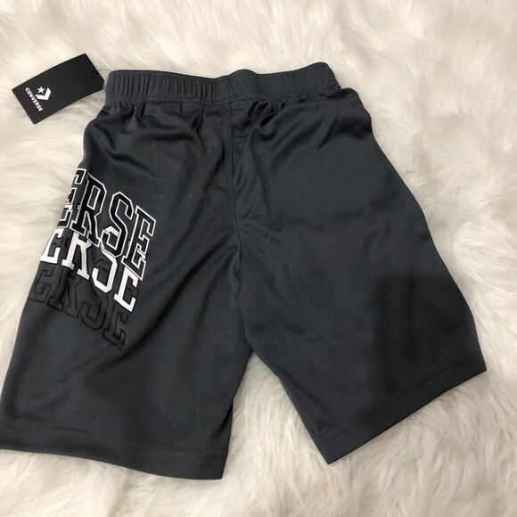 Converse Boys Youth Athletic Shorts Color Gray Size Medium 10-12 Years NWT - Picture 5 of 5